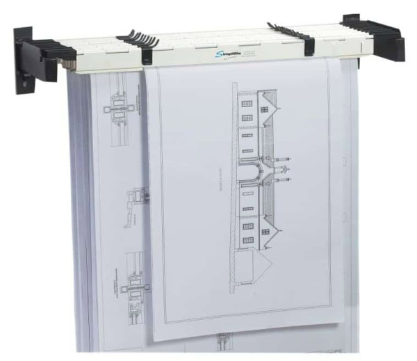 Simplifill Wall Rack Simplifile ECO A0 Wall Rack - Design Supply