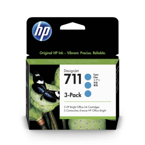 No. 711 3-Ink Cyan Multipack - 29ml