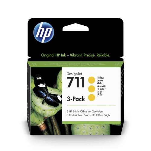 No. 711 3-Ink Yellow Multipack - 29ml