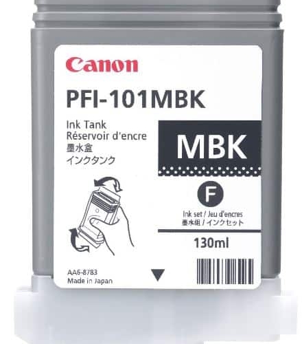 Matte Black Ink tank - 130ml - PFI-101MBK