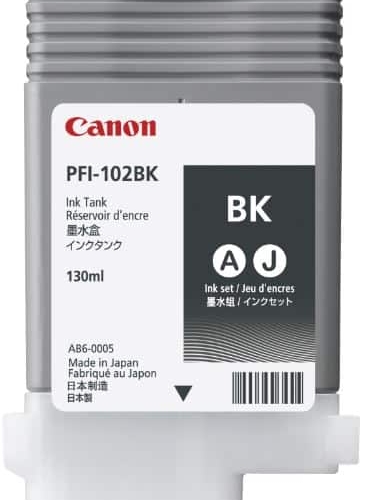 Black Ink tank - 130ml - PFI-102BK