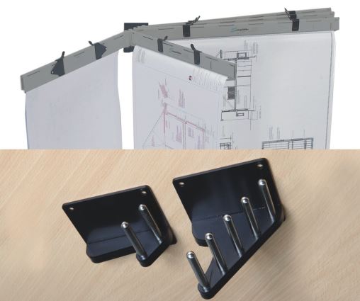Simplifile PRO 5-Pin Wall Bracket with 5 A1 PRO Planholders