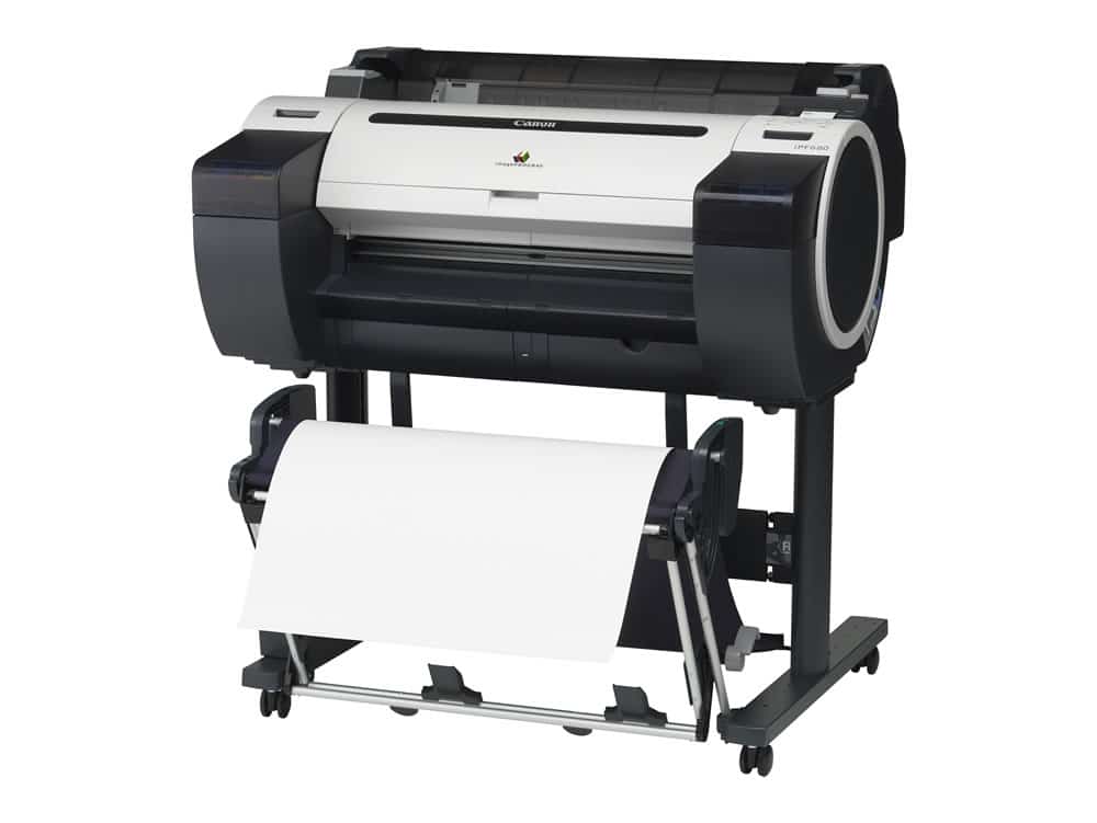 Canon imagePROGRAF iPF680 24 in/610ml A1 5-colour Large Format Printer - Image 4