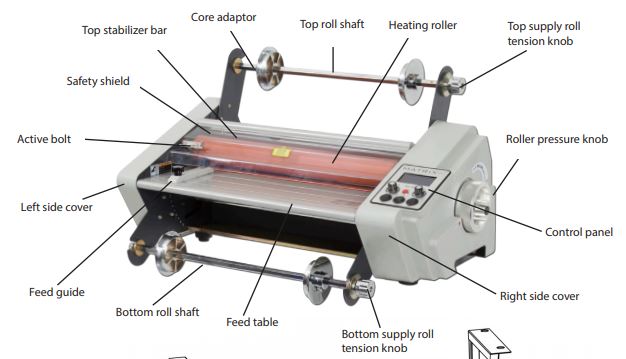OPTIONAL Stand for Matrix MD-460 A2 Roll Laminator 