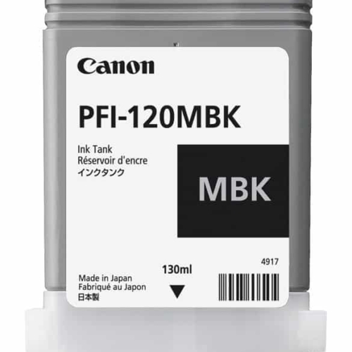 Matte Black Ink Tank 130ml - PFI-120(MBK)