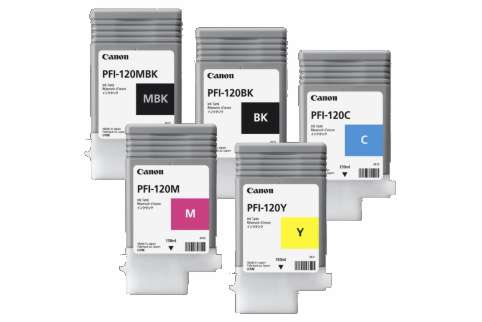 Canon imagePROGRAF TM Series Ink Bundle MBK,PBK,C,M,Y 130ml