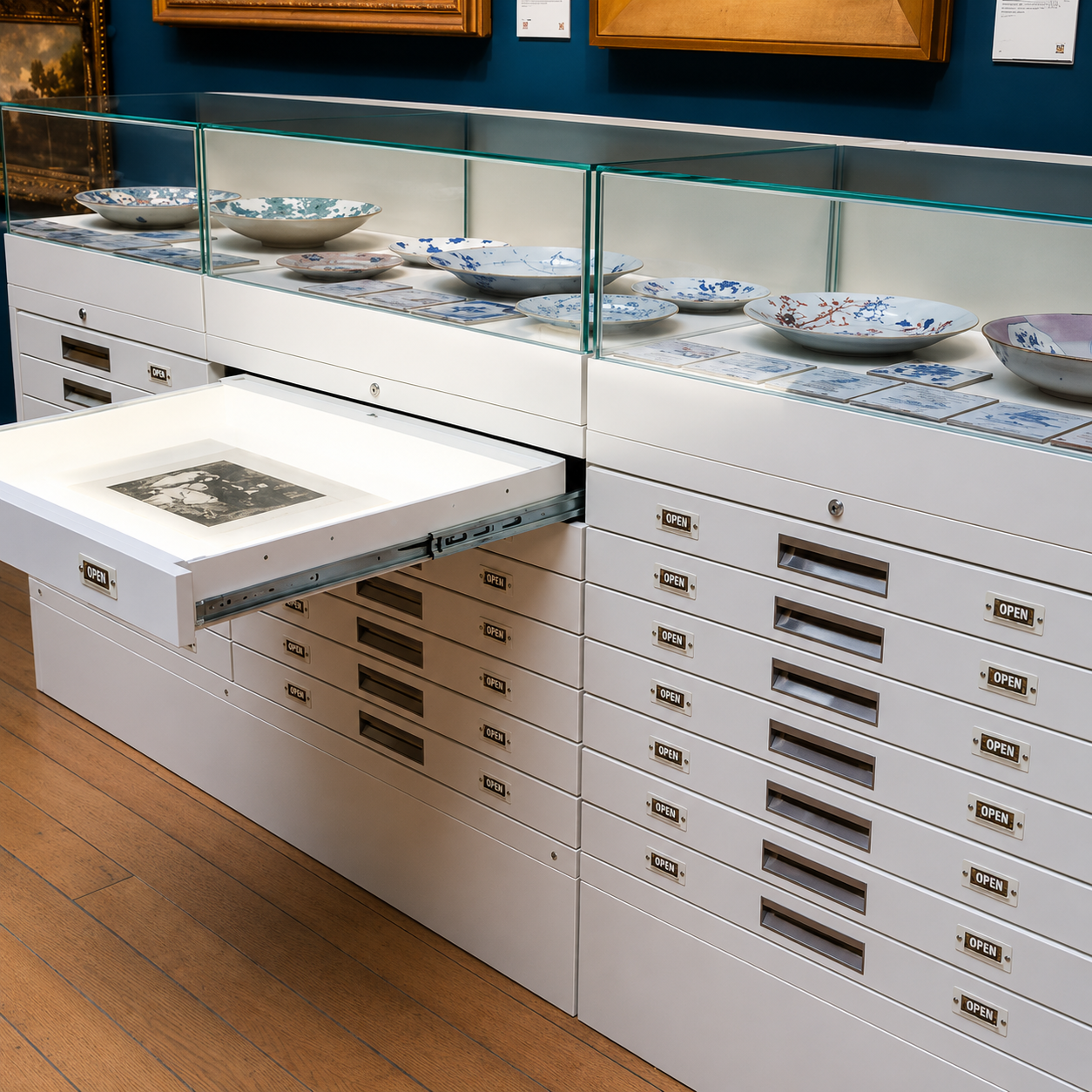 Conservation Storage and Display Cabinet