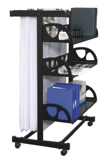 Simplifile ECO A0 Combi Mobile Stand with 3 Shelves and 12 ECO AO Planholders