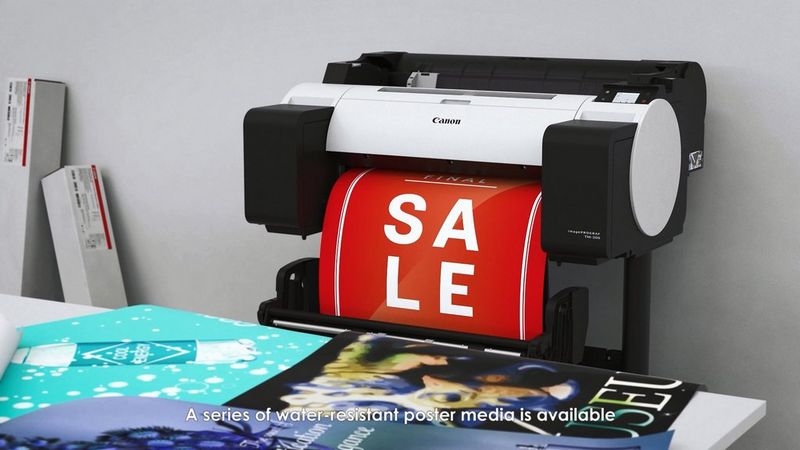 How to print posters with a Canon TM-200 or Canon TM-300