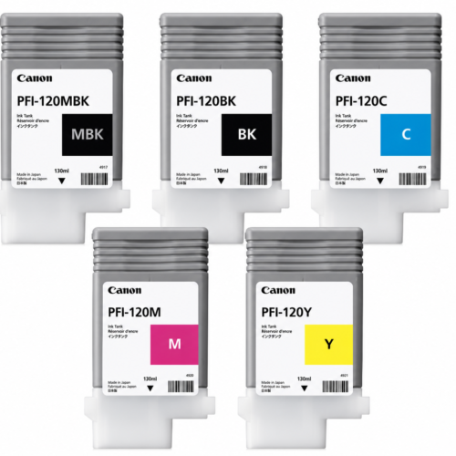 Canon imagePROGRAF TM 200 and 300 Series Ink Bundle MBK,PBK,C,M,Y 130ml