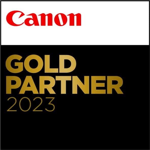 Image of Design Supply's Canon Gold Partner 2023 accreditation
