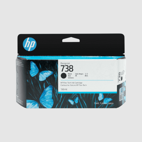 No. 738 HP DesignJet Flex Tech Ink Cartridge Black - 130ml