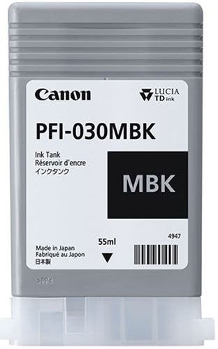 Matte Black Ink Tank 55ml – PFI-030(MBK)
