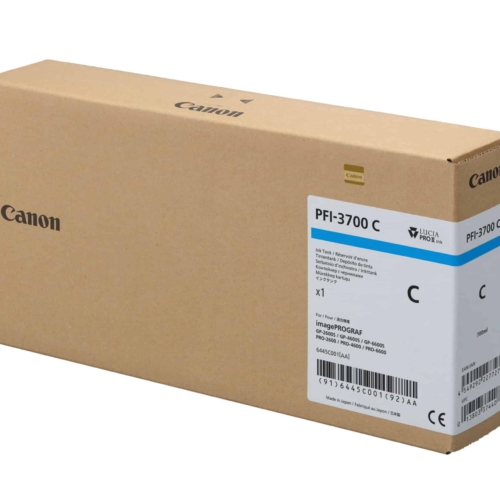 PFI-3700 Cyan (C) - 700ml Ink Tank