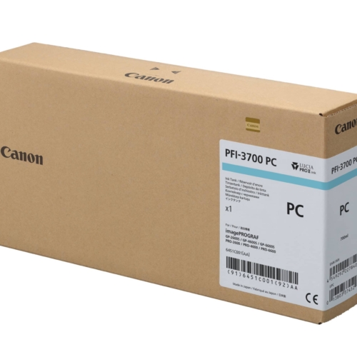 PFI-3700 Photo Cyan (PC) - 700ml Ink Tank