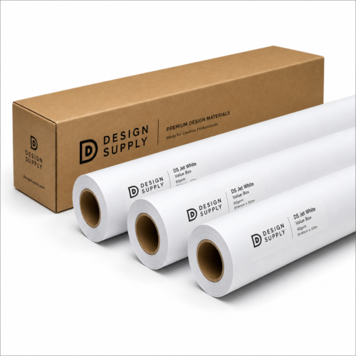 DS Jet White Value Box 90gsm 914mm x 50m ( 3 rolls )