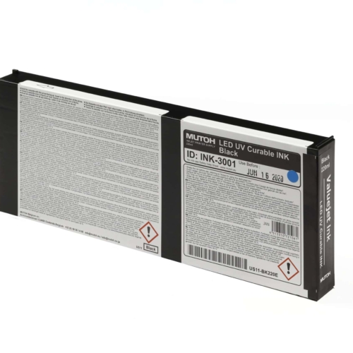 Mutoh Black Flexible Ink Cassette 220ml - US-11-BK