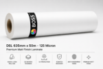 DSL 635mm x 50m - 125 Micron Premium Matt Finish Laminate