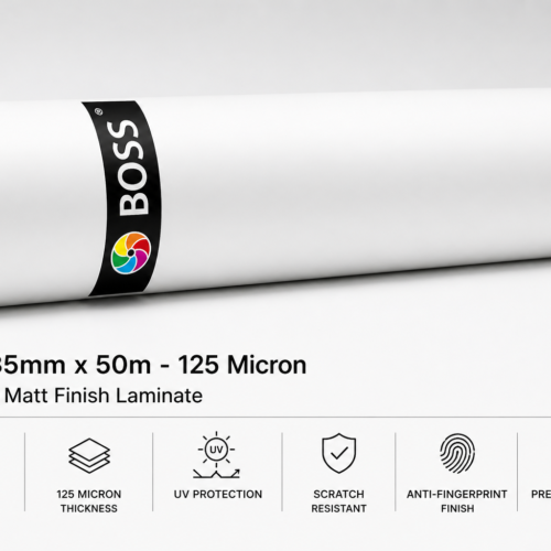 DSL 635mm x 50m - 125 Micron Premium Matt Finish Laminate